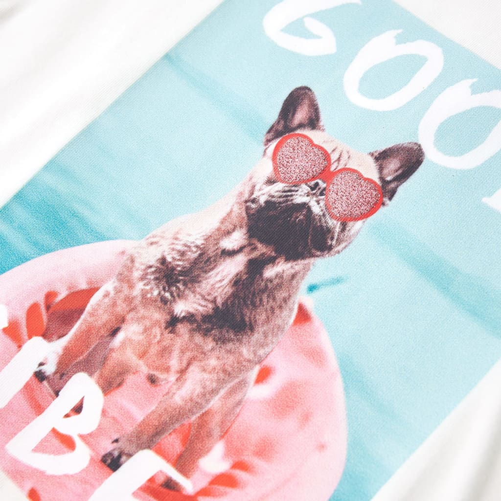 T-shirt pour enfant taille 92 écru - naturel, 92 (1 5-2 ans) - number 5.