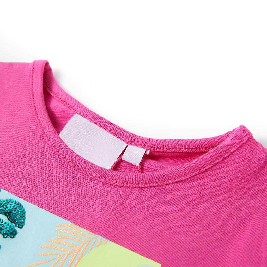 T-shirt pour enfant taille 92 rose - rose clair, 128 (7-8 ans) - number 3.
