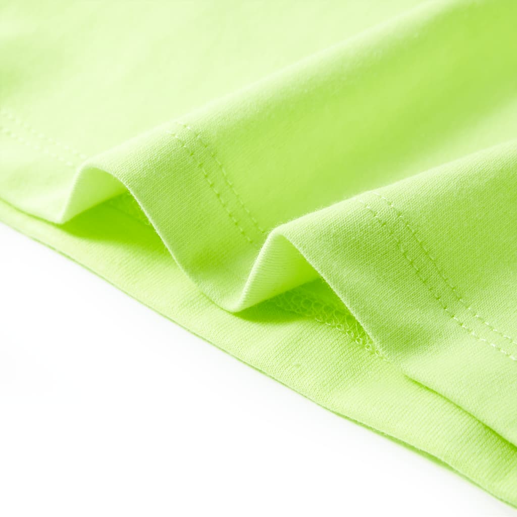 T-shirt pour enfant taille 92 jaune fluo - coloris naturel, 140 (9-10 ans) - number 6.