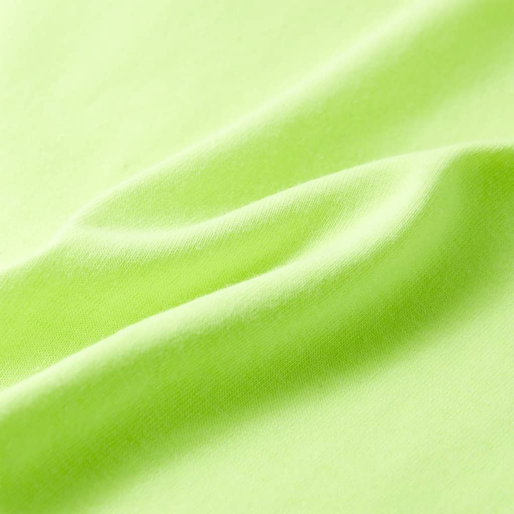 T-shirt pour enfant taille 92 jaune fluo - coloris naturel, 140 (9-10 ans) - number 7.