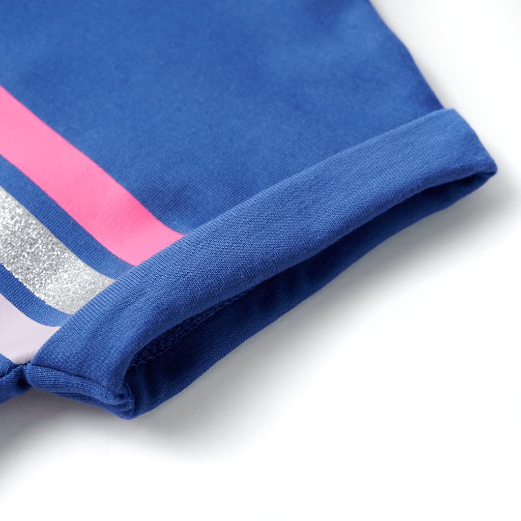 Robe pour enfant taille 92 avec dentelle bleu cobalt - 92 (1 5-2 ans) - number 5.