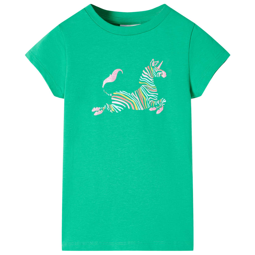 T-shirt pour enfant taille 92 - vert, 92 (1 5-2 ans) - number 1.