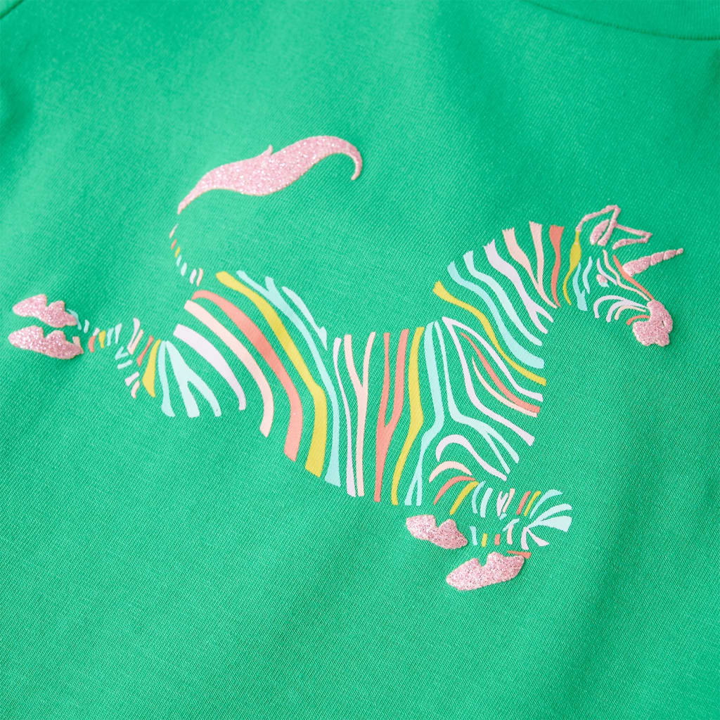 T-shirt pour enfant taille 92 - vert, 92 (1 5-2 ans) - number 4.