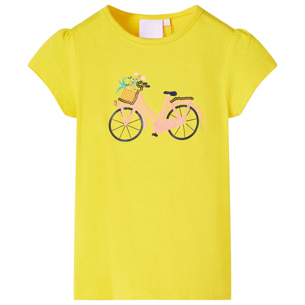T-shirt pour enfant taille 92 - rouge corail, 116 (5-6 ans) - number 1.