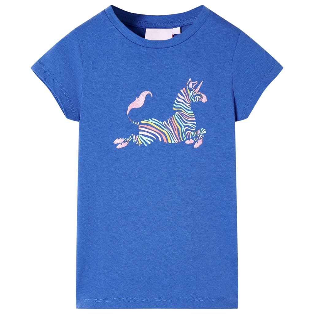 T-shirt pour enfant taille 92 bleu cobalt - bleu, 92 (1 5-2 ans) - number 1.