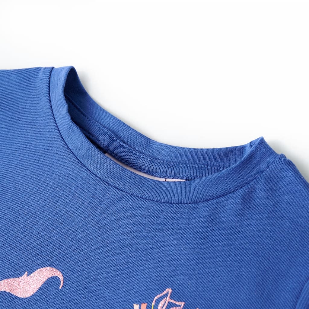 T-shirt pour enfant taille 92 bleu cobalt - bleu, 92 (1 5-2 ans) - number 3.