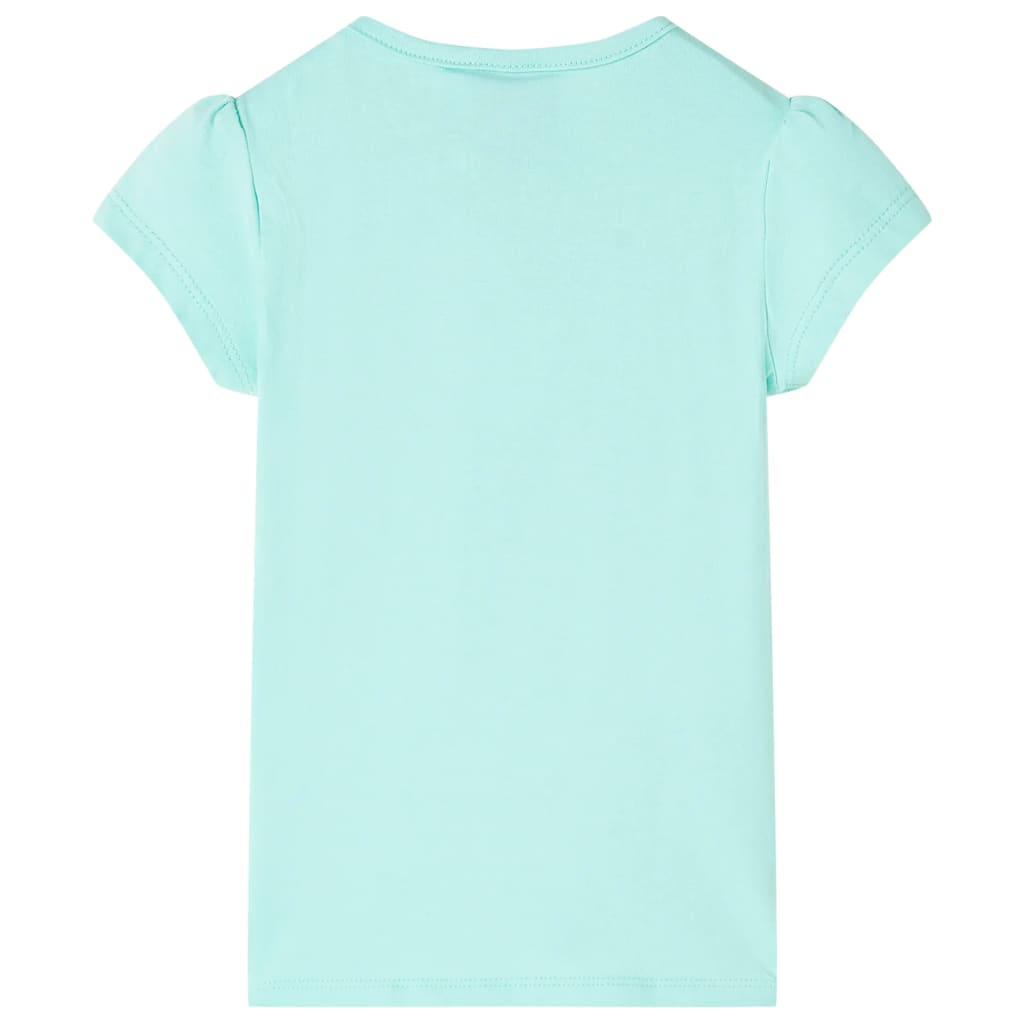 T-shirt pour enfant taille 104 - vert menthe, 104 (3-4 ans) - number 2.
