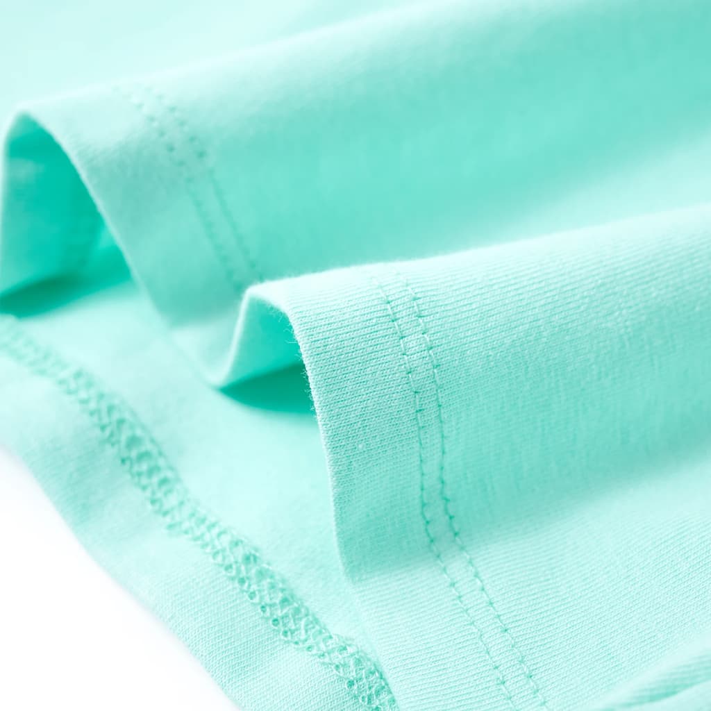 T-shirt pour enfant taille 104 - vert menthe, 104 (3-4 ans) - number 6.