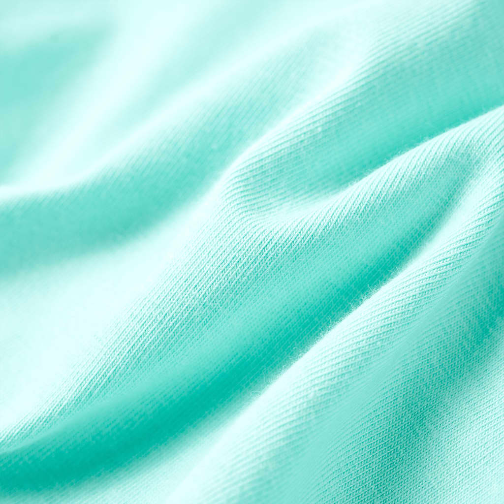 T-shirt pour enfant taille 104 - vert menthe, 104 (3-4 ans) - number 7.