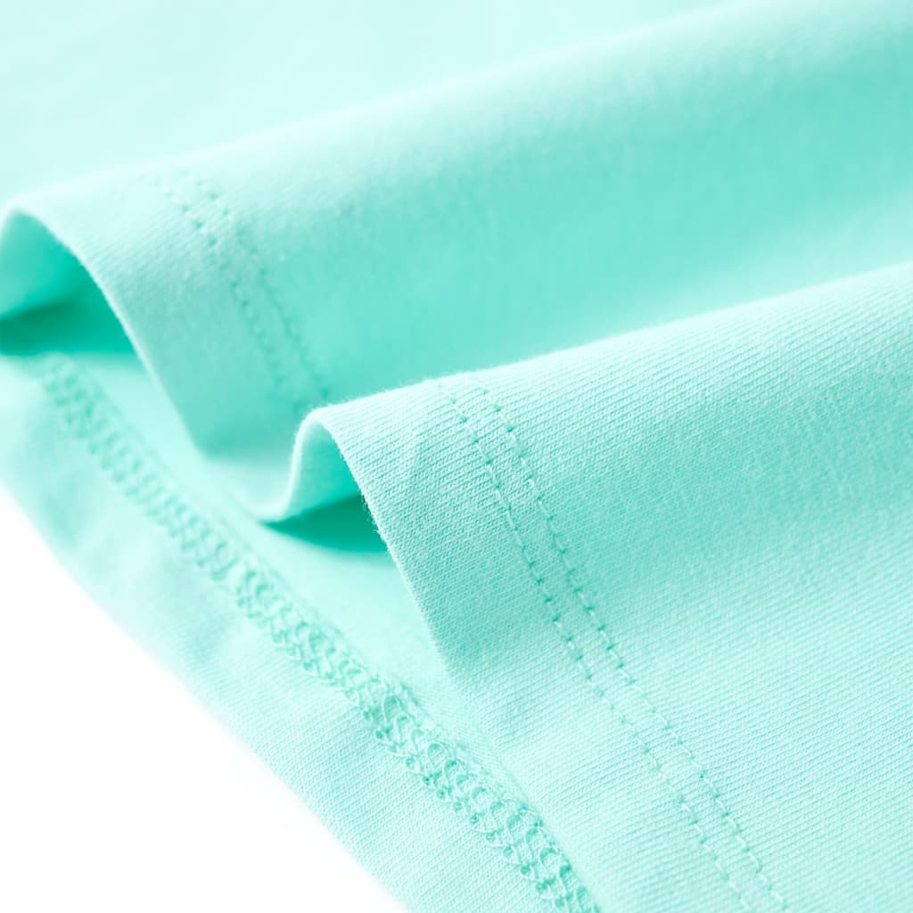 T-shirt pour enfant taille 92 vert clair - menthe, 92 (1 5-2 ans) - number 6.