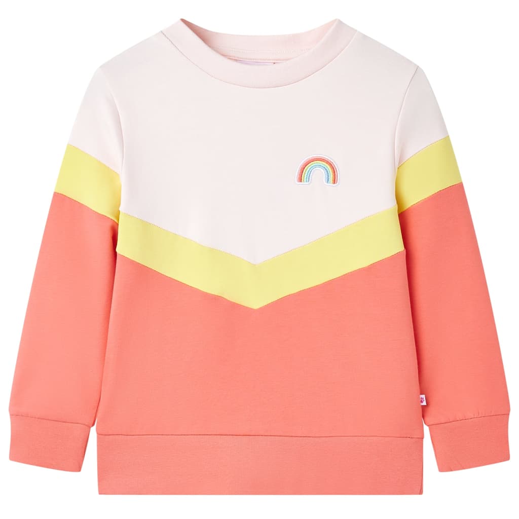 Sweat-shirt pour enfant taille 92 rose - 92 (1 5-2 ans) - number 1.