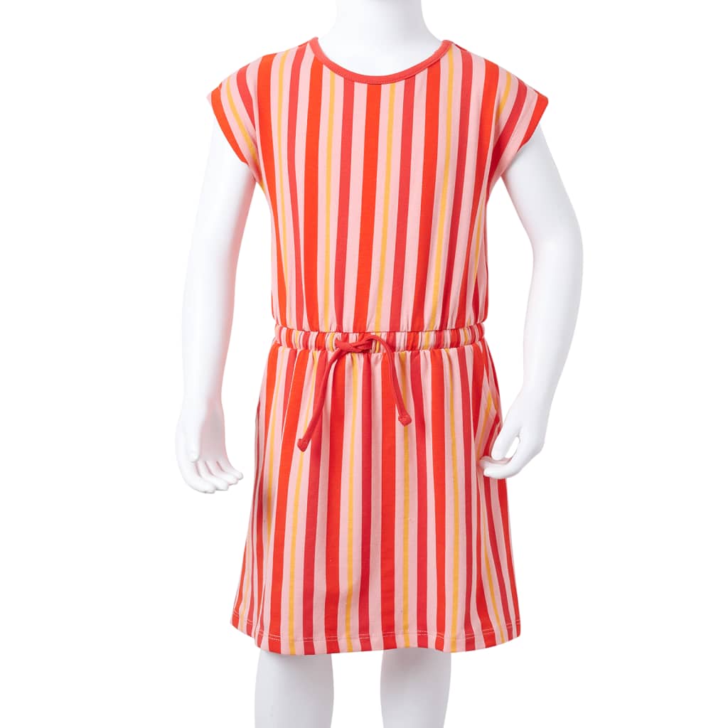 Robe pour enfant taille 92 avec ficelle rouge et rose - 92 (1 5-2 ans) - number 8.