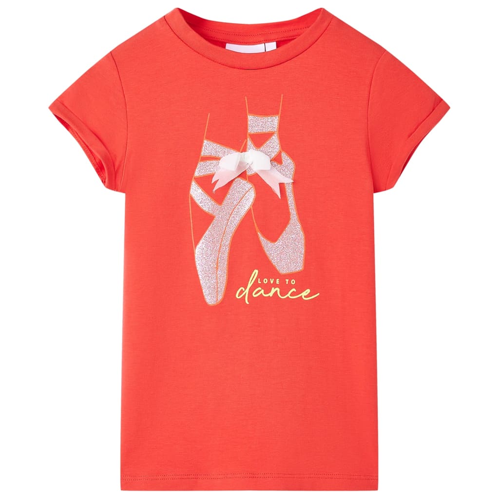 T-shirt pour enfant taille 92 - rose, 104 (3-4 ans) - number 1.