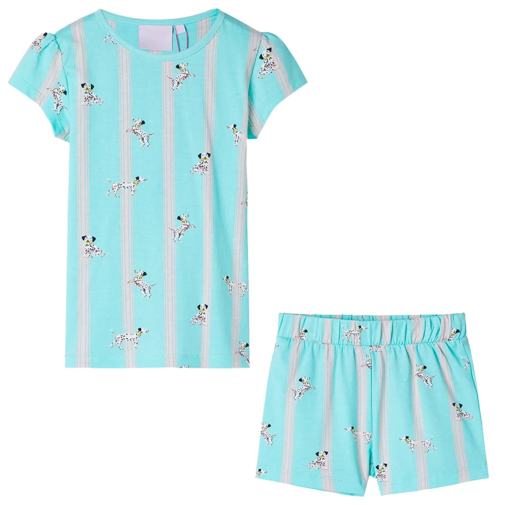 Pyjama pour enfant taille 92 manches courtes écru - 92 (1 5-2 ans) - number 1.