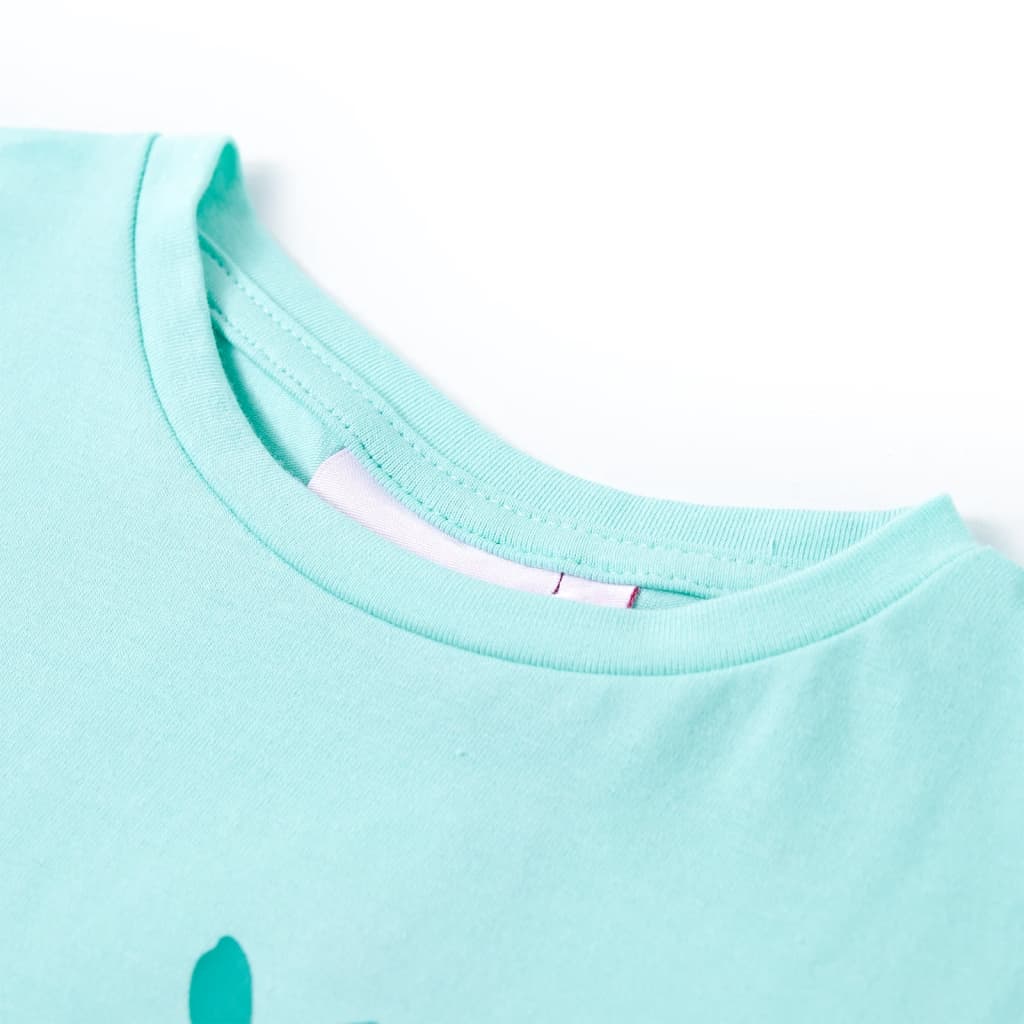 T-shirt pour enfant taille 104 - aqua, 104 (3-4 ans) - number 3.