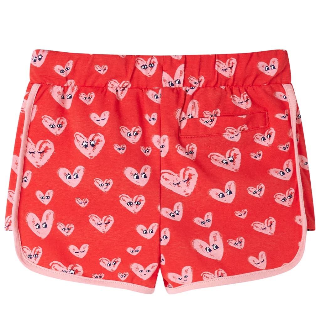 Short pour enfant taille 92 avec lacets rouge - 92 (1 5-2 ans) - number 2.