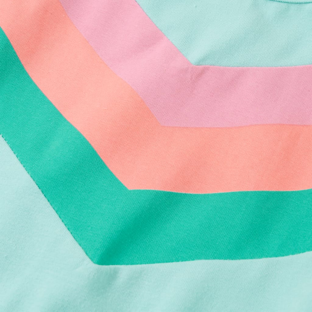 Robe pour enfant taille 92 avec ficelle vert menthe clair - 92 (1 5-2 ans) - number 4.