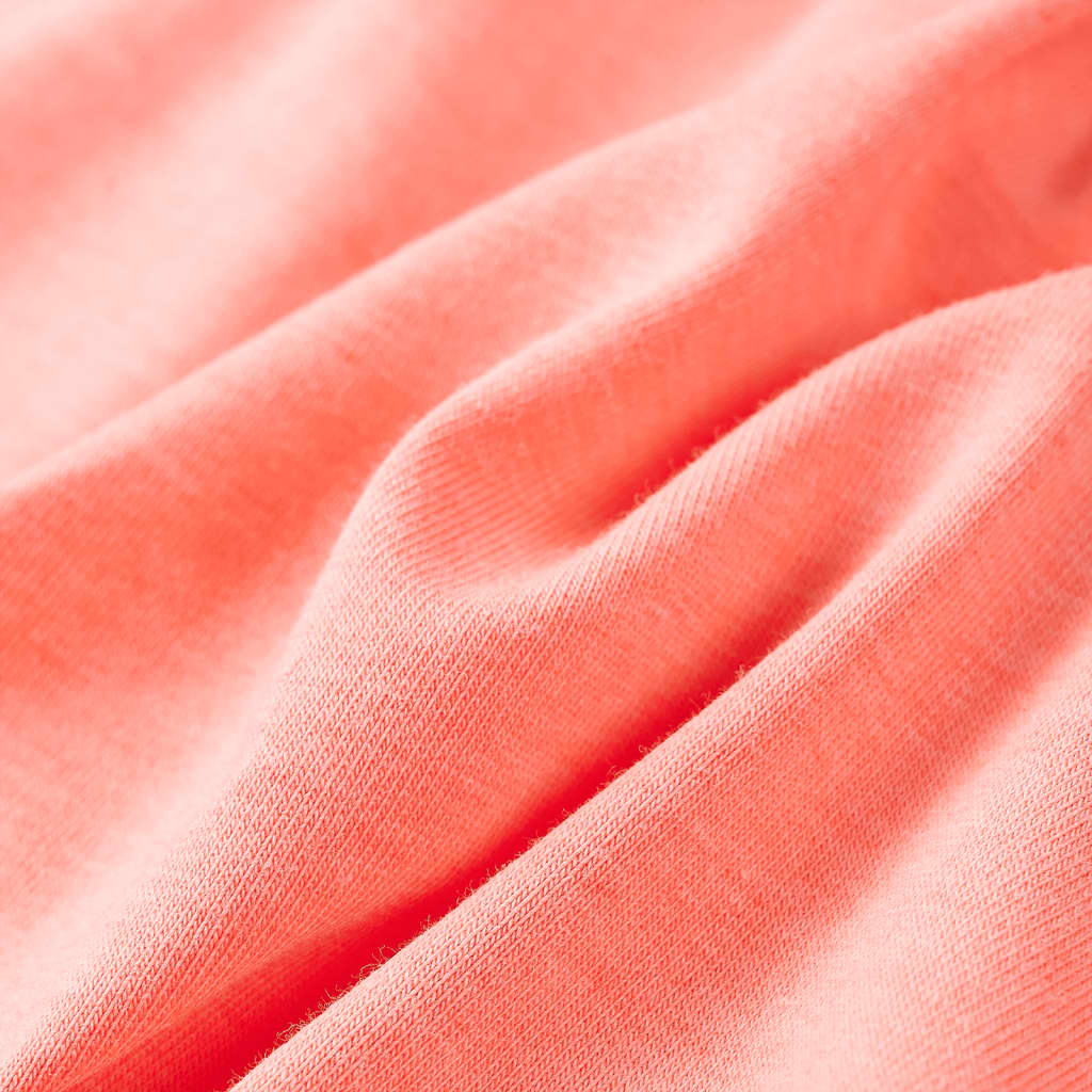 T-shirt pour enfant taille 92 couleur corail - rouge corail, 92 (1 5-2 ans) - number 7.