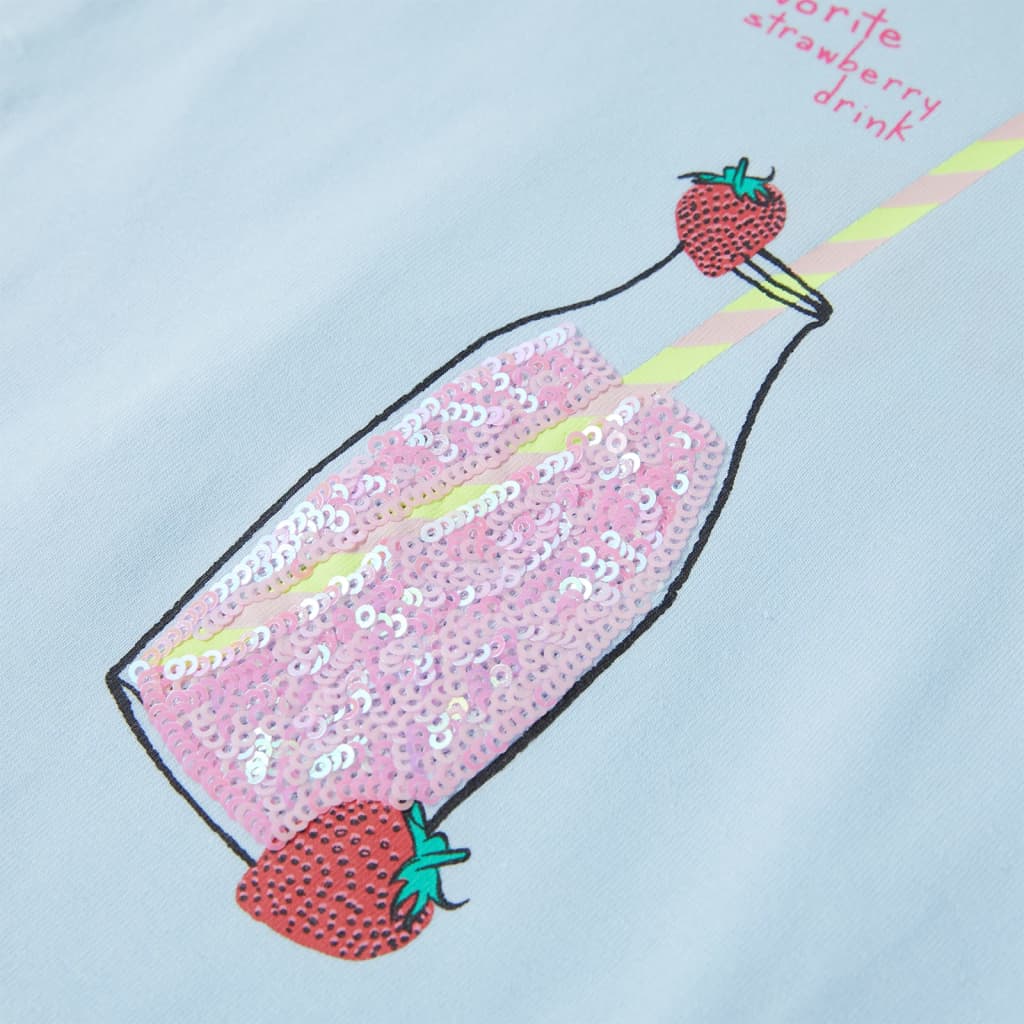 T-shirt pour enfant taille 92 bleu clair - bleu, 92 (1 5-2 ans) - number 4.