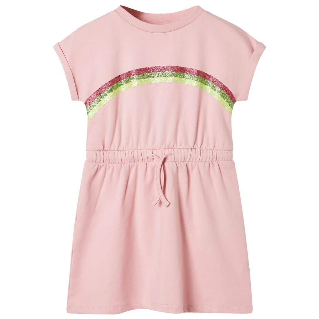Robe pour enfant taille 92 avec ficelle - rose, 128 (7-8 ans) - number 1.