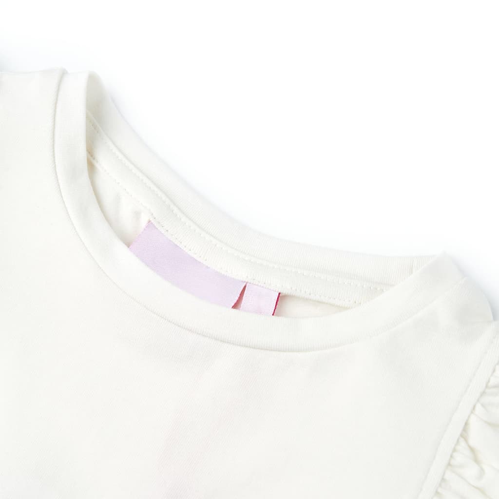 T-shirt pour enfant taille 92 écru - 92 (1 5-2 ans) - number 3.