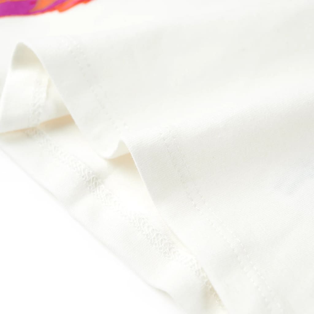 T-shirt pour enfant taille 92 écru - 92 (1 5-2 ans) - number 7.