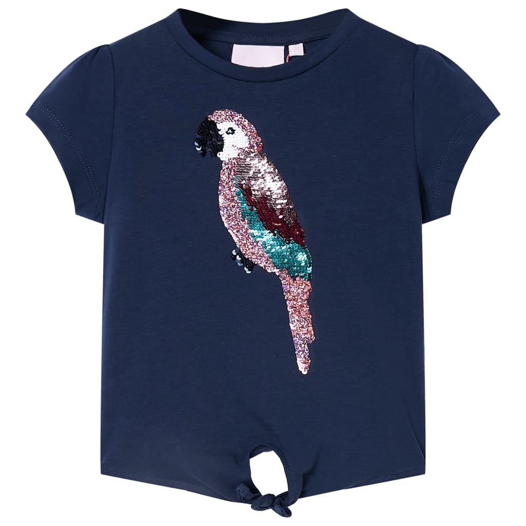 T-shirt pour enfant taille 92 - bleu marine, 92 (1 5-2 ans) - number 1.