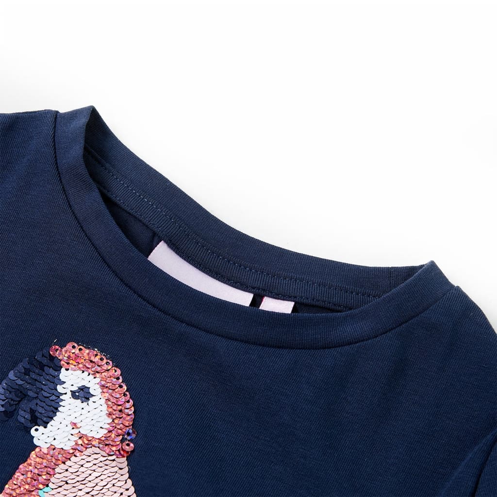 T-shirt pour enfant taille 92 - bleu marine, 92 (1 5-2 ans) - number 3.