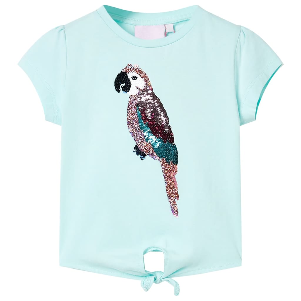 T-shirt pour enfant taille 92 bleu aigue-marine - aqua, 92 (1 5-2 ans) - number 1.