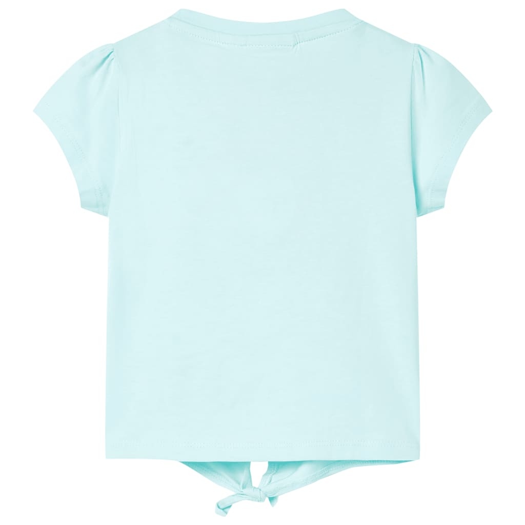 T-shirt pour enfant taille 92 bleu aigue-marine - aqua, 92 (1 5-2 ans) - number 2.