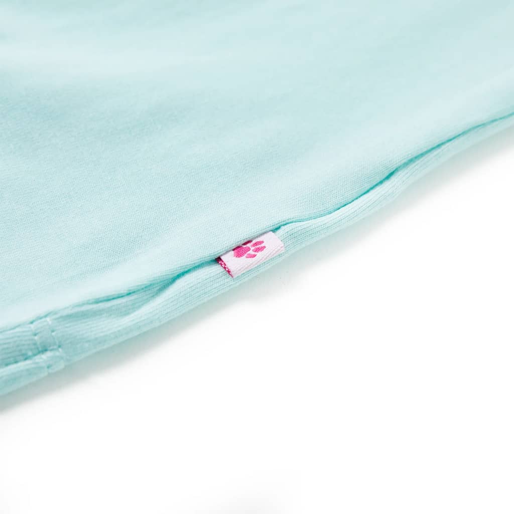 T-shirt pour enfant taille 92 bleu aigue-marine - aqua, 92 (1 5-2 ans) - number 5.