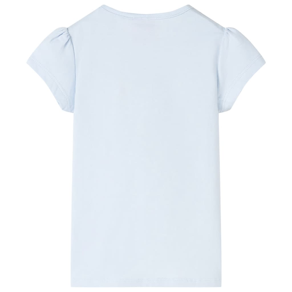 T-shirt pour enfant taille 92 - bleu clair, 140 (9-10 ans) - number 2.