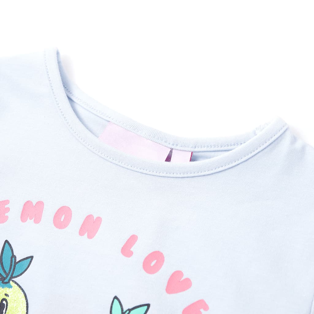 T-shirt pour enfant taille 92 - bleu clair, 140 (9-10 ans) - number 3.