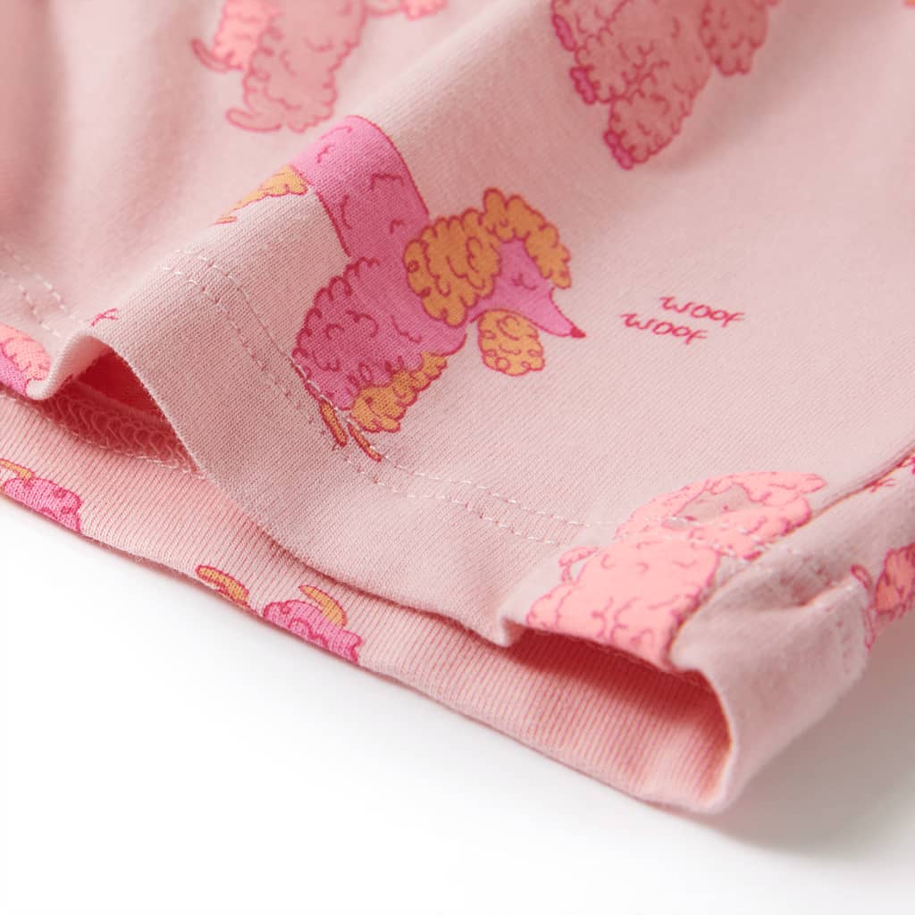 Pyjama pour enfant taille 92 manches courtes rose - 92 (1 5-2 ans) - number 12.