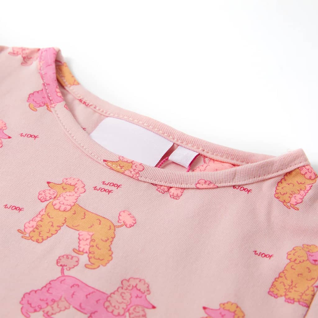 Pyjama pour enfant taille 92 manches courtes rose - 92 (1 5-2 ans) - number 4.