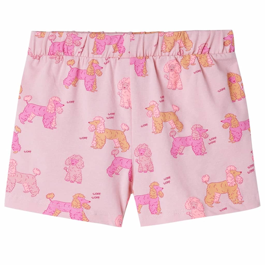 Pyjama pour enfant taille 92 manches courtes rose - 92 (1 5-2 ans) - number 10.