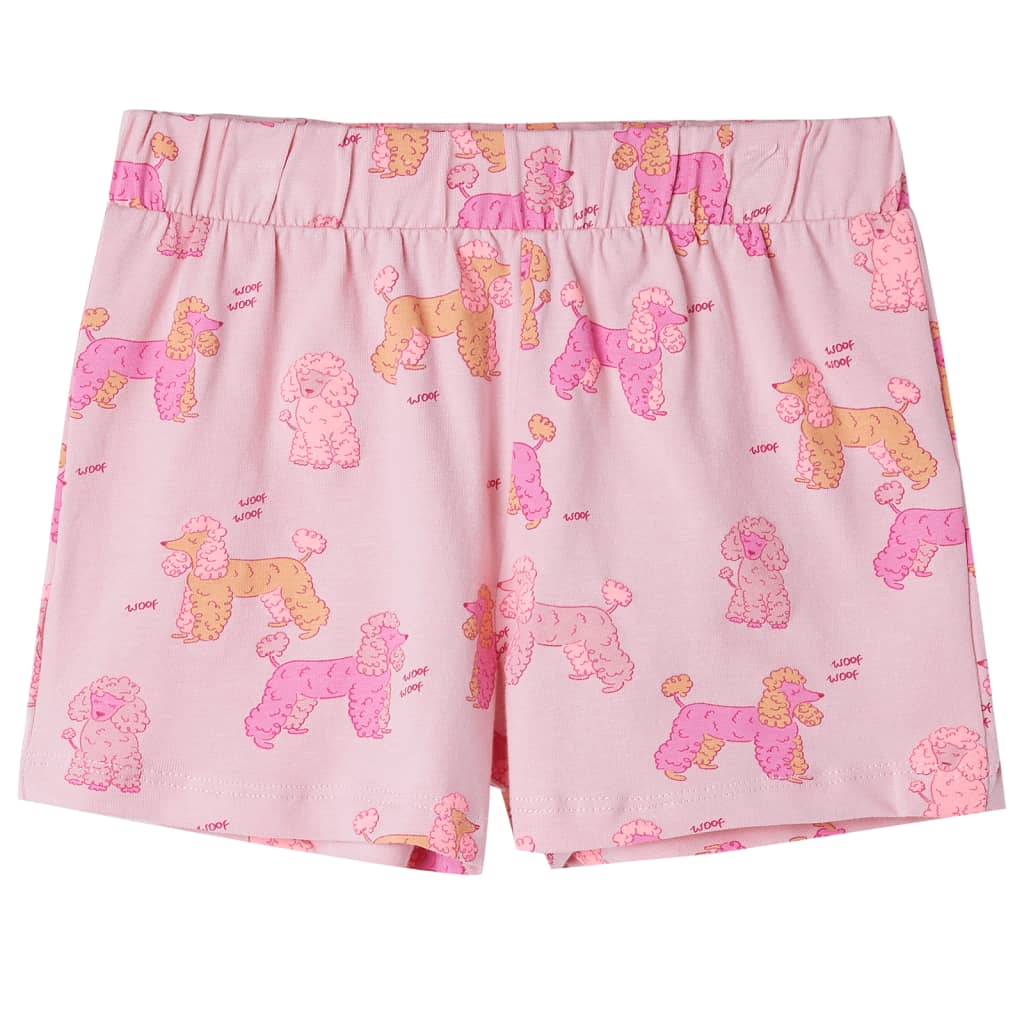 Pyjama pour enfant taille 92 manches courtes rose - 92 (1 5-2 ans) - number 9.