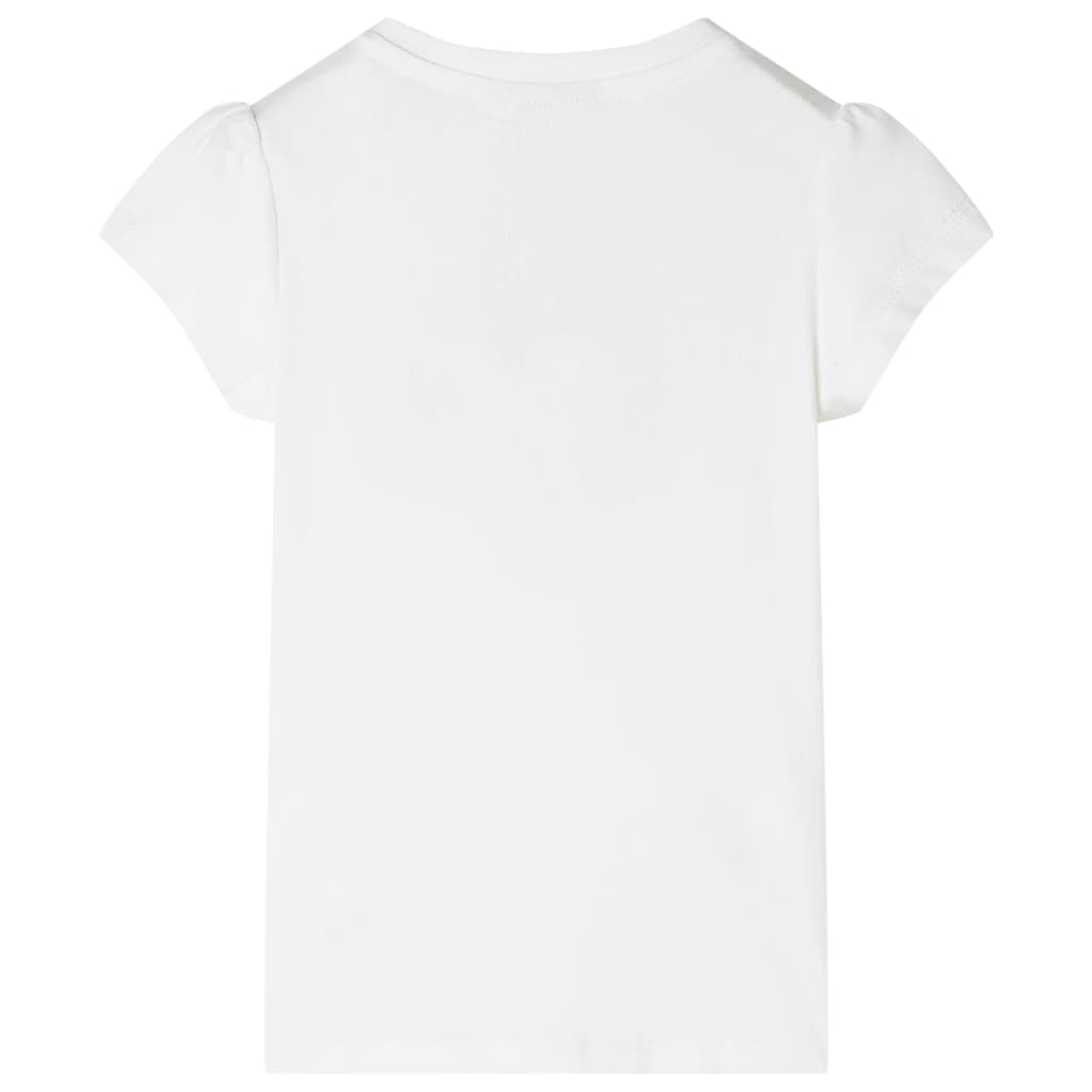 T-shirt pour enfant taille 92 écru - naturel, 92 (1 5-2 ans) - number 2.