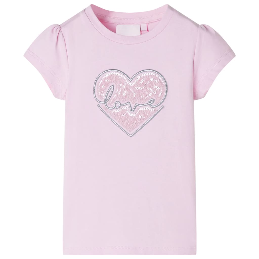T-shirt pour enfant taille 92 rose - rose clair, 92 (1 5-2 ans) - number 1.