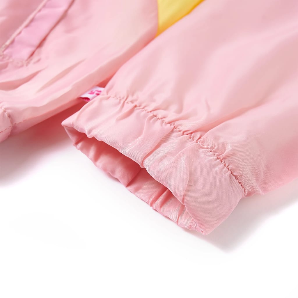 Veste à capuche pour enfant taille 92 fermeture éclair multicolore - rose, 92 (1 5-2 ans) - number 6.