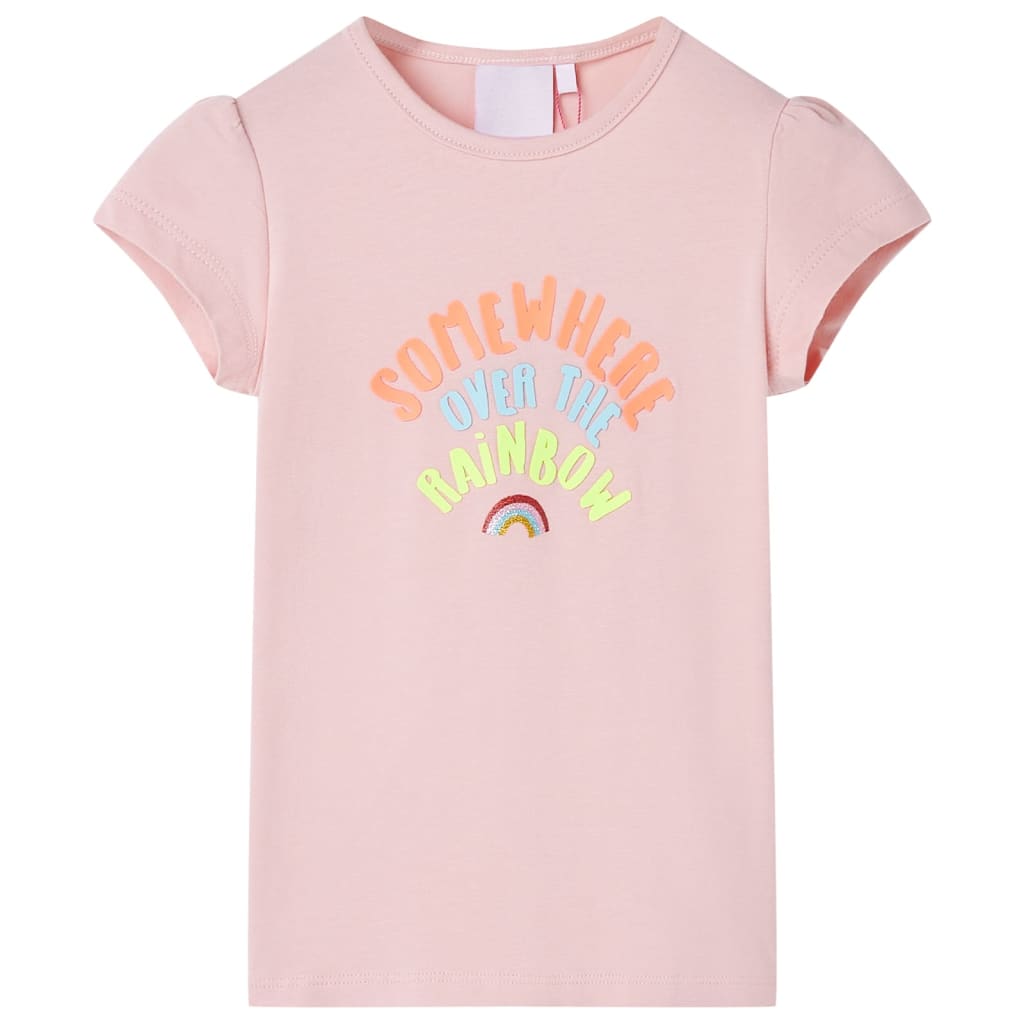 T-shirt pour enfant taille 92 - rose, 116 (5-6 ans) - number 1.