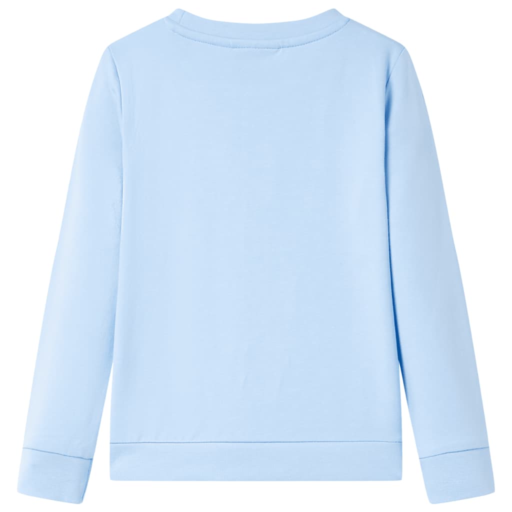 Sweat-shirt pour enfant taille 92 bleu clair - bleu, 92 (1 5-2 ans) - number 2.