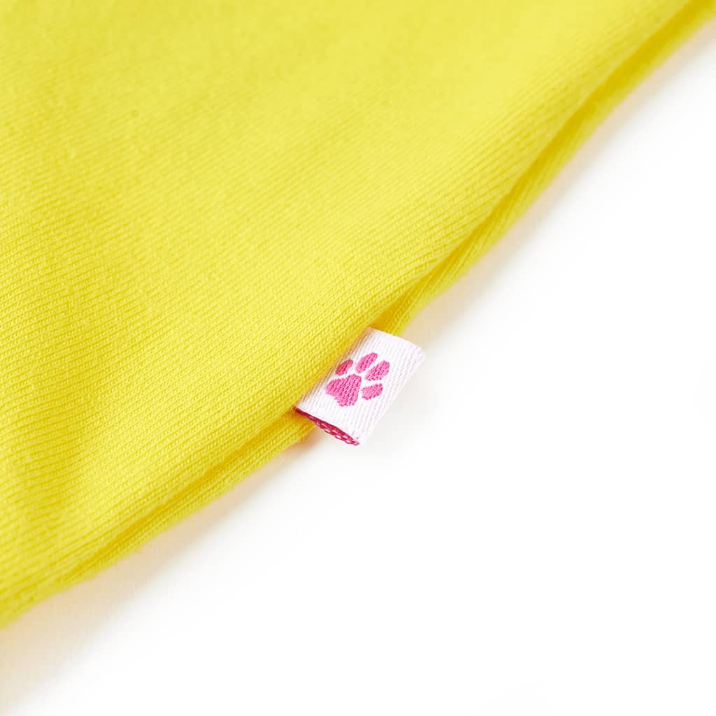 T-shirt enfant taille 92 jaune clair - jaune, 92 (1 5-2 ans) - number 5.