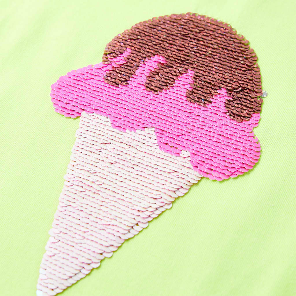 T-shirt enfant taille 92 jaune fluo - jaune, 92 (1 5-2 ans) - number 4.