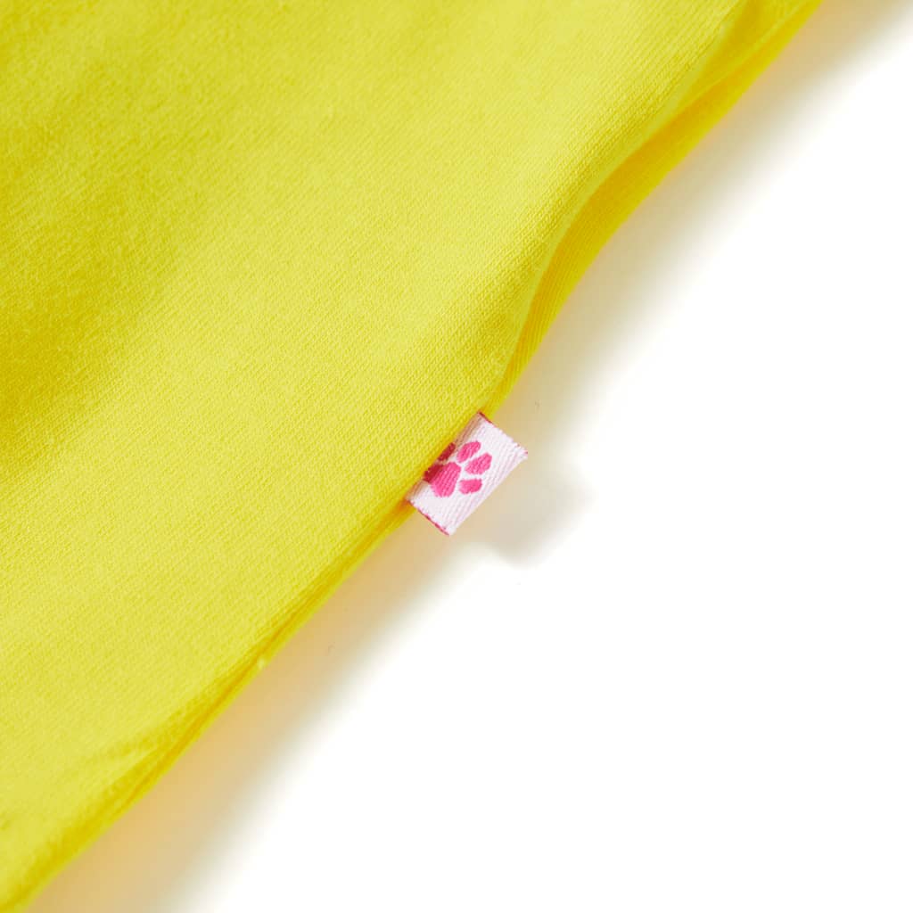 T-shirt pour enfant taille 92 - jaune, 140 (9-10 ans) - number 5.