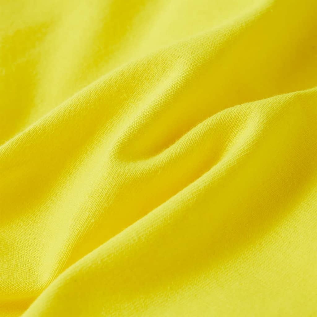 T-shirt pour enfant taille 92 - jaune, 140 (9-10 ans) - number 7.