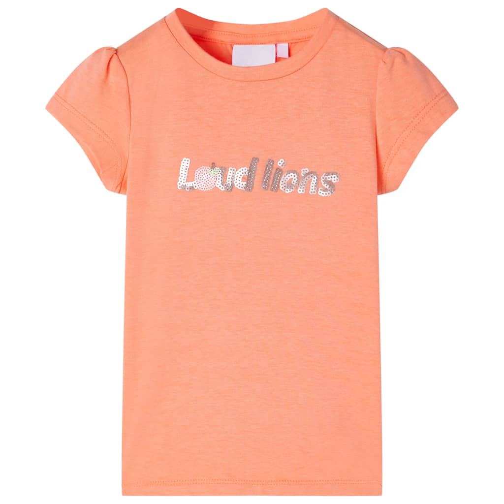 T-shirt pour enfant taille 92 orange fluo - orange, 92 (1 5-2 ans) - number 1.