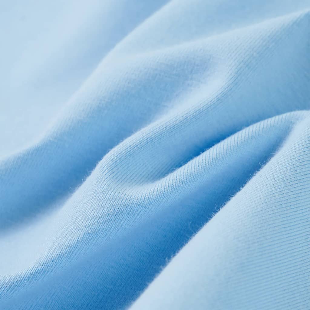 T-shirt pour enfant taille 92 avec volants bleu clair - bleu, 92 (1 5-2 ans) - number 7.