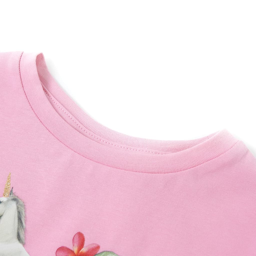 T-shirt pour enfant taille 92 rose - aqua, 104 (3-4 ans) - number 3.