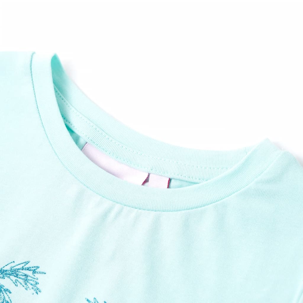 T-shirt pour enfant taille 92 bleu aigue-marine - aqua, 92 (1 5-2 ans) - number 3.